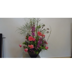 Centro Gerberas y Tulipanes